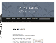 Tablet Screenshot of danagraham.de